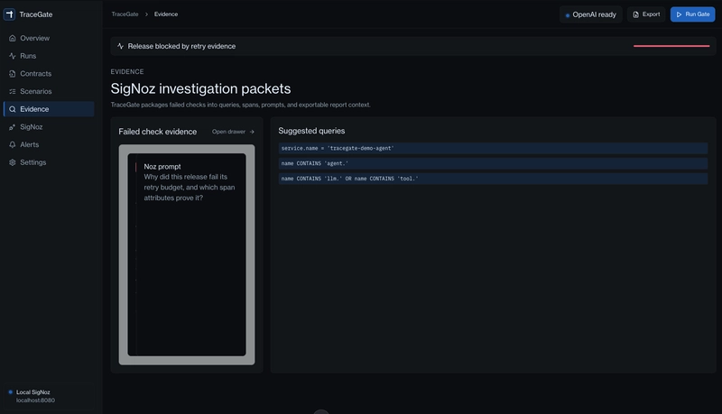 TraceGate: An LLM Agent Observability Gate