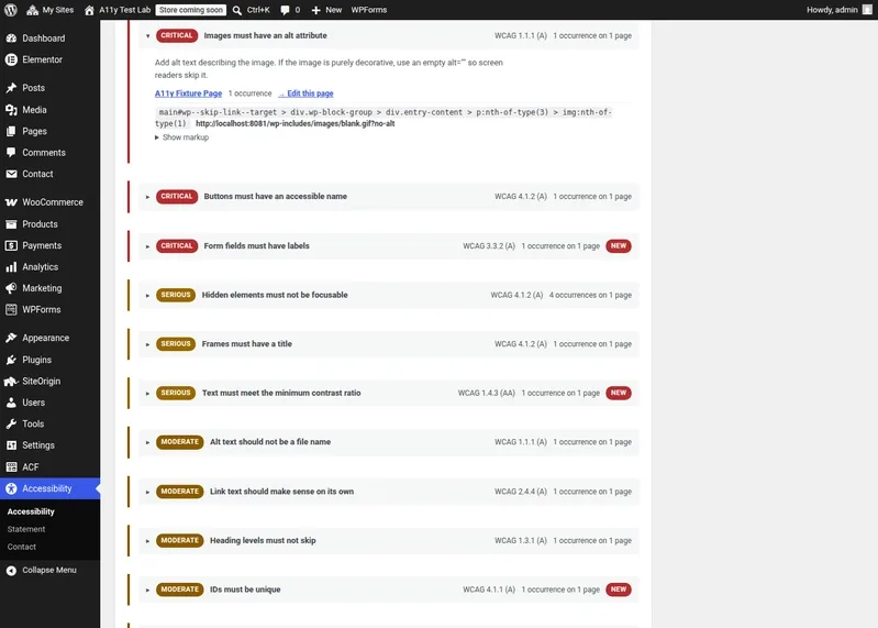 WordPress 网站想过 WCAG 2.2 认证
