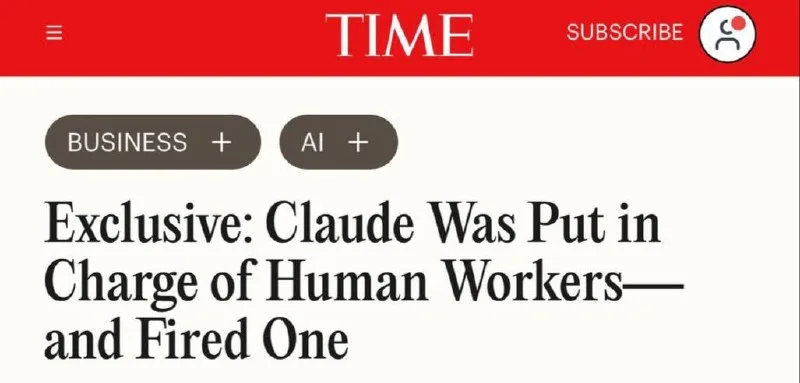 Claude just fired its first human employee Claude just fired its first human employee
