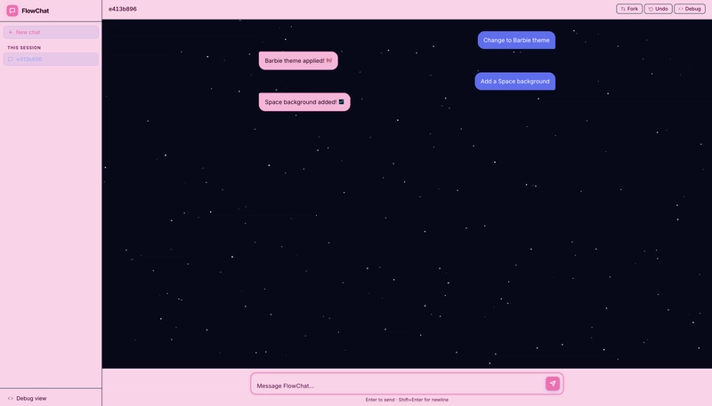 FlowChat实战：让AI直接重写UI，把聊天框变成实时交互界面
