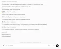 ChatGPT Pro keeps pausing Code Interpreter analysis