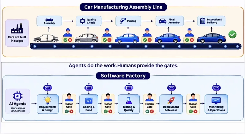 Can AI agents actually run a full software factory without
