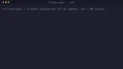 Kitewright：一个7MB就能搞定浏览器自动化的轻量级利器