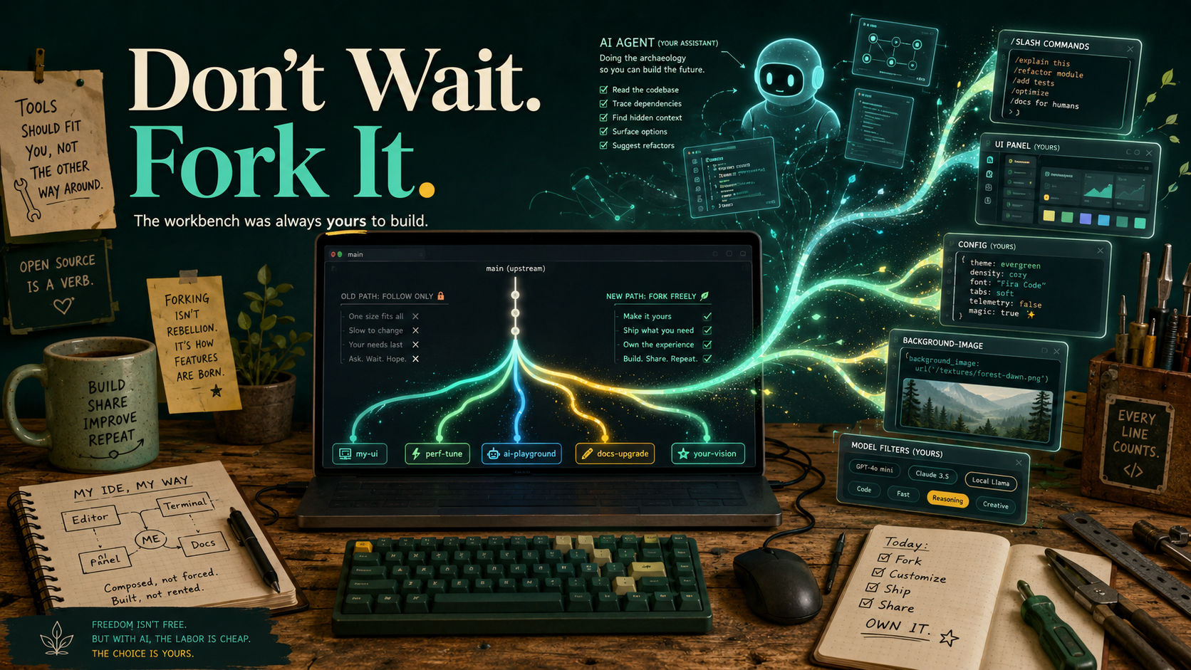Forking dotfiles: Why you should stop overthinking your config