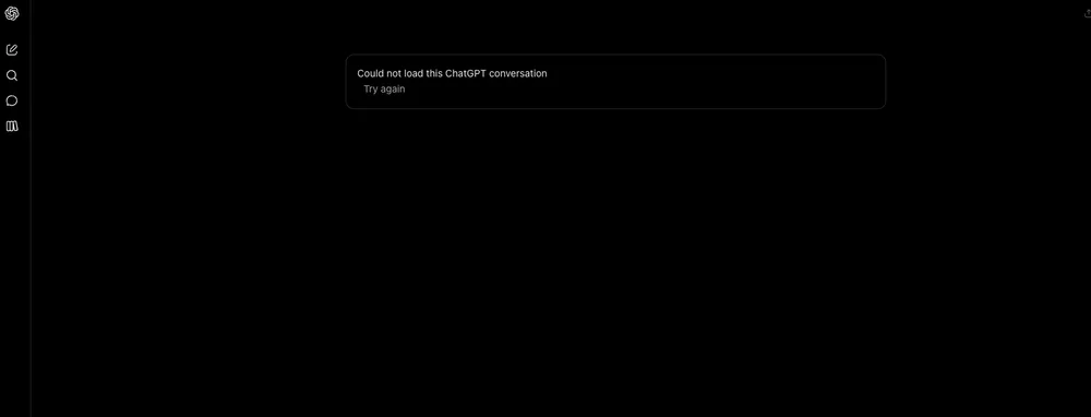 ChatGPT Won't Load Old Chats — Is It an Auth Token Problem?