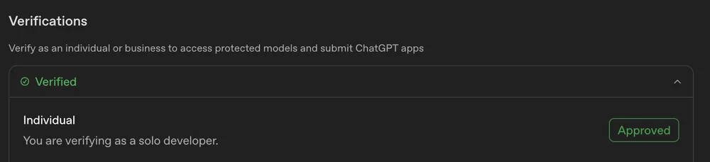 Creating Plugin asks for Verified Identity when Identity is already Verified