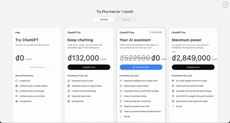 How to Claim the ChatGPT Plus Free Trial How to Claim the ChatGPT Plus Free Trial