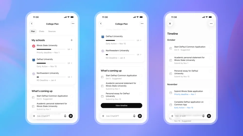 OpenAI Unveils College Planning Tools for ChatGPT Teens Mode OpenAI Unveils College Planning Tools for ChatGPT Teens Mode