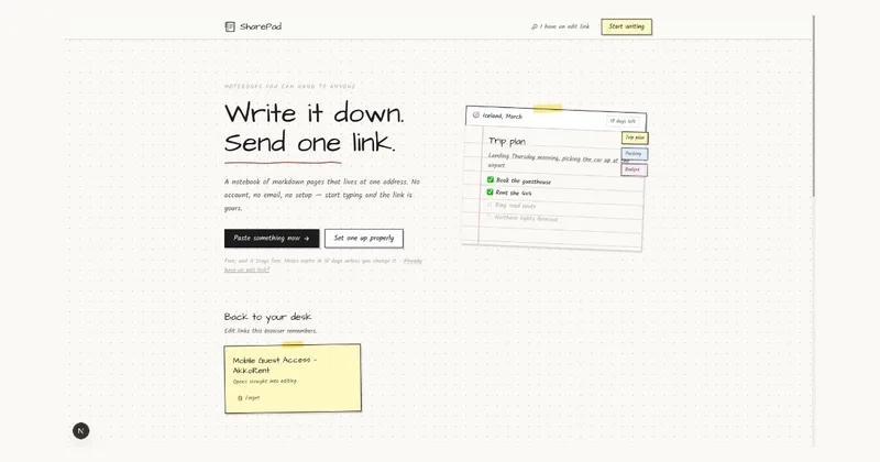 Why does every single note-sharing tool force a signup? Why does every single note-sharing tool force a signup?