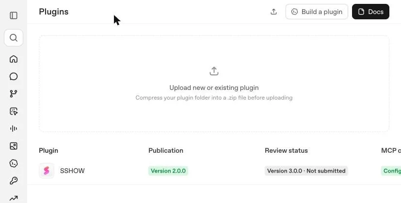 OpenAI 插件审核状态显示不一致导致 v3.0.0 提交后卡死在审核中
