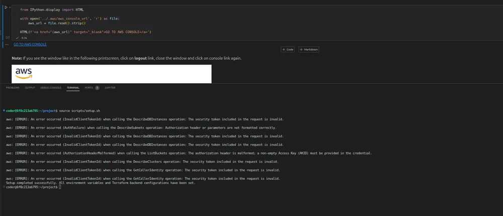 Capstone Project Part 1 lab blocks on stale Coursera AWS credentials Capstone Project Part 1 lab blocks on stale Coursera AWS credentials