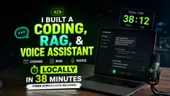 Local AI Setup: Coding, RAG, and Voice in 38 Minutes