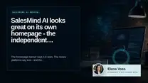 SalesMind AI's homepage promises don't match what independent