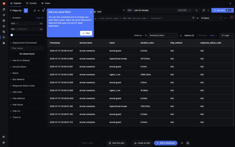 SigNoz for AI Agent Observability: A Real-World Deployment SigNoz for AI Agent Observability: A Real-World Deployment