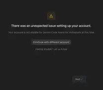 Gemini Code Assist 资格被临时或永久拒绝后，账号如何恢复使用权限