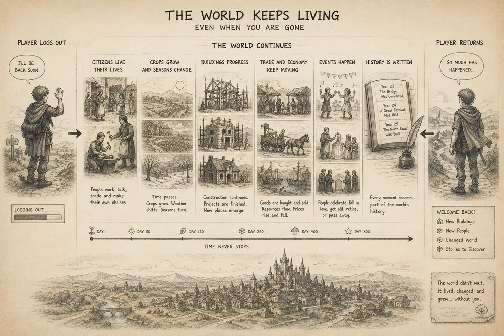 Persistent AI worlds are finally possible with LLM agents