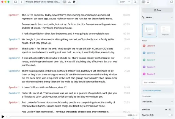 MacWhisper 14 Update: Major Editor Overhaul