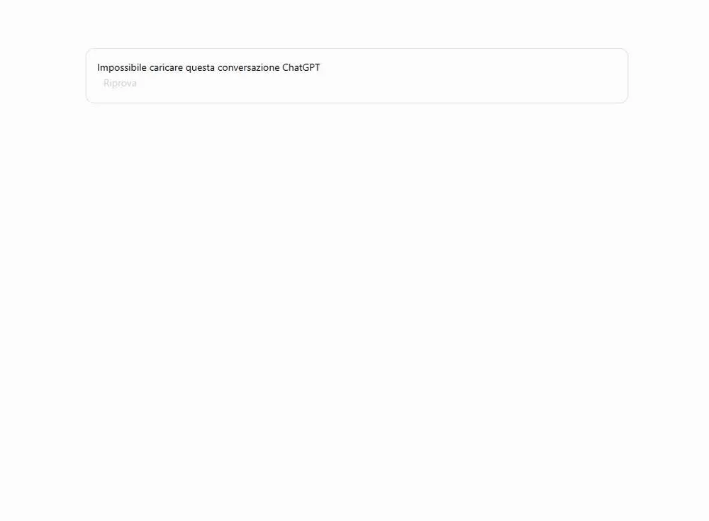 ChatGPT conversations not loading for 5 days - why is chat gpt not loading