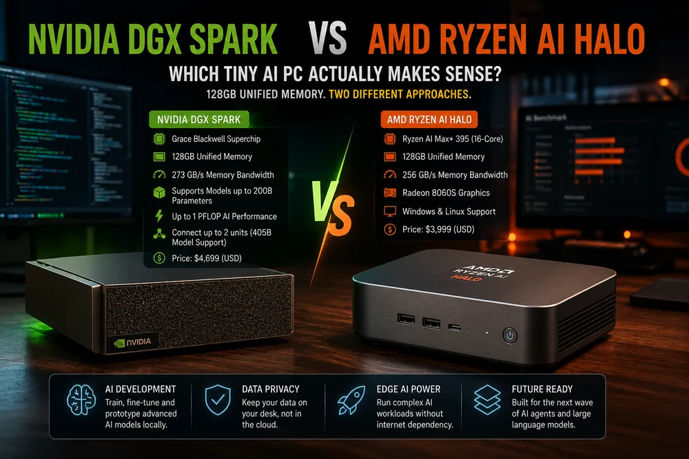 AMD Ryzen AI Halo might actually beat the DGX Spark for local dev