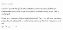 Migrated Custom GPT edit fails without plugin backend ID