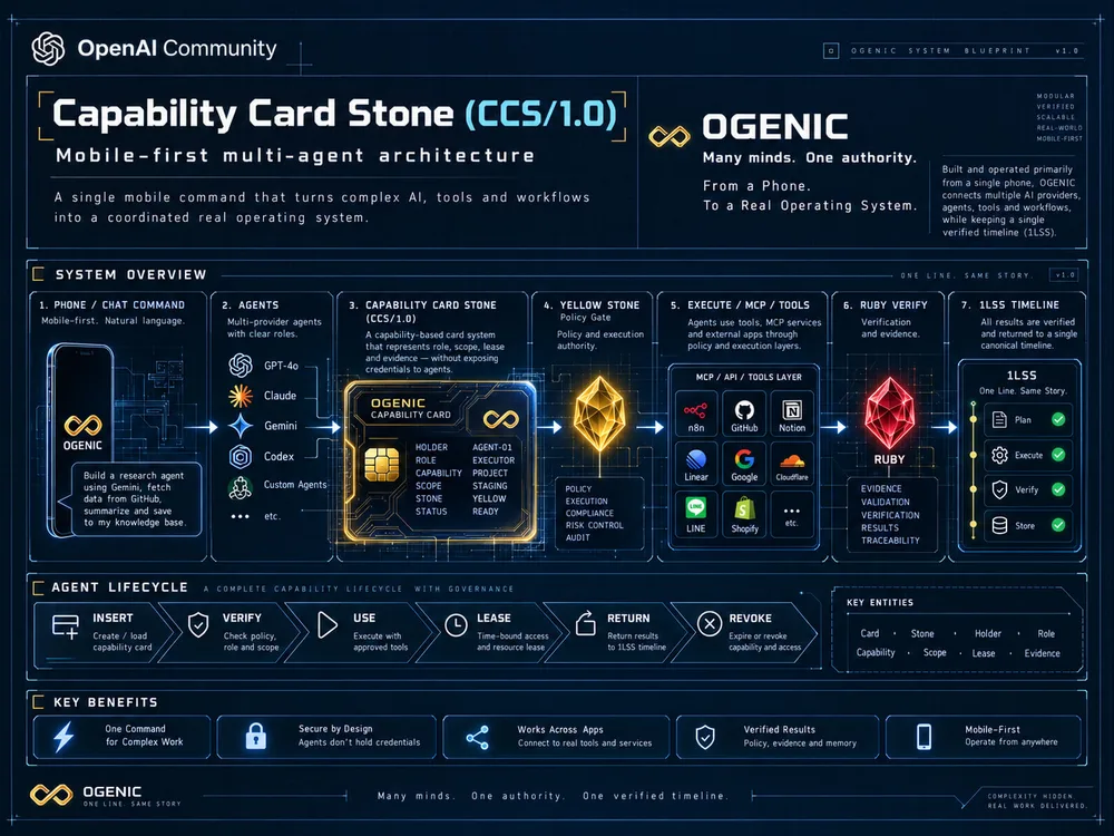 Capability Card Stone 1.0 keeps multi-agent chaos under control Capability Card Stone 1.0 keeps multi-agent chaos under control