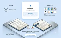 OpenWorker：别再让AI Agent只会在聊天框里打嘴炮了