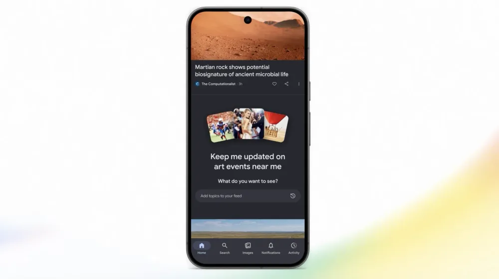 Google Discover 要内置聊天机器人调教推荐流了
