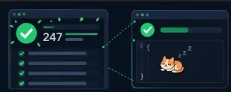 Stop letting AI write your tests until you realize it loves green ticks that mean absolutely nothing.