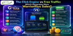 WarriorPlus 跑单：付费推流 vs 免费流量哪个更稳？