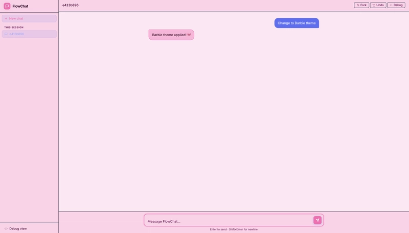 FlowChat实战：让AI直接重写UI，把聊天框变成实时交互界面