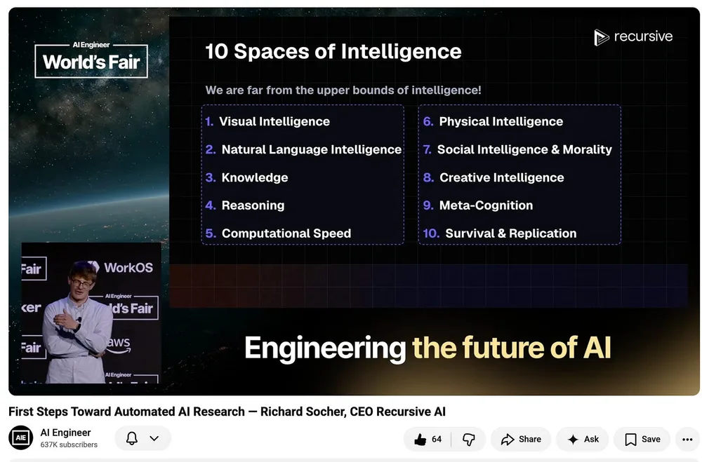 Recursive raised a $4.65B seed round to automate AI research