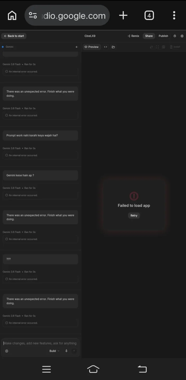 Google AI Studio Build Project Fails to Initialize: CineLX9 Project Recovery Guide Google AI Studio Build Project Fails to Initialize: CineLX9 Project Recovery Guide
