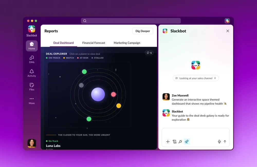 用 Slackbot 直接生成交互式报表和仪表盘到底好不好用 用 Slackbot 直接生成交互式报表和仪表盘到底好不好用