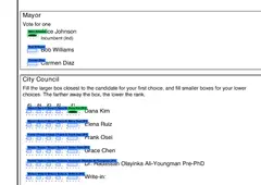 Paper Ballot Software: Open Source Ranked Choice Solution